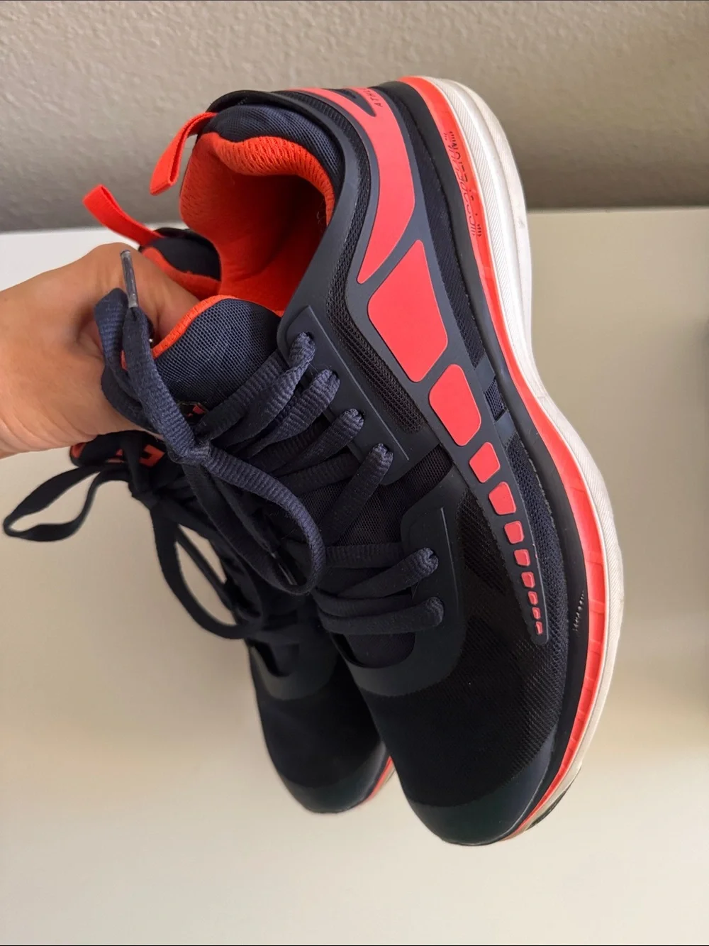APL Navy and Coral Performance Running Shoes